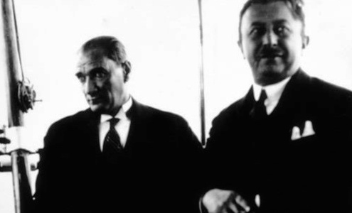 Mustafa Kemal Atatürk and Mehmet Şükrü Kaya
